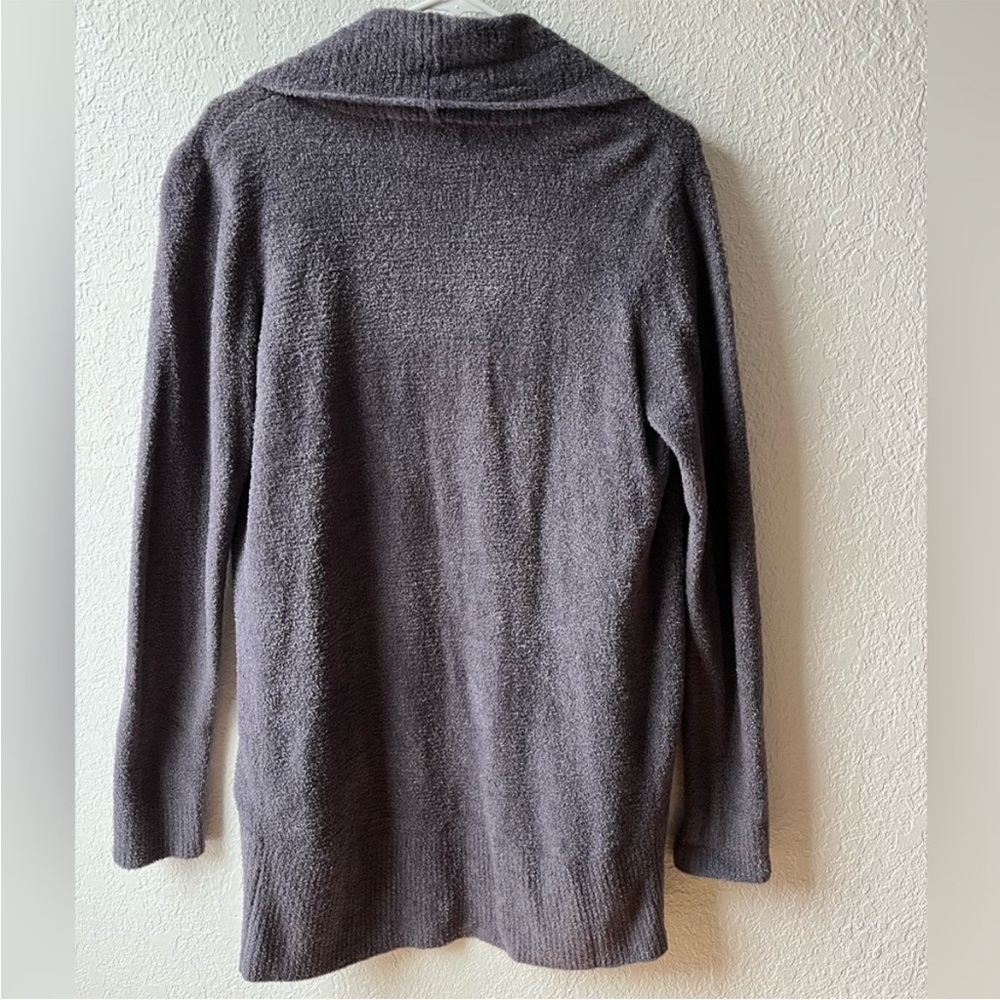 Barefoot Dreams Cozy Chic Lite gray circle cardigan - Picture 7 of 7